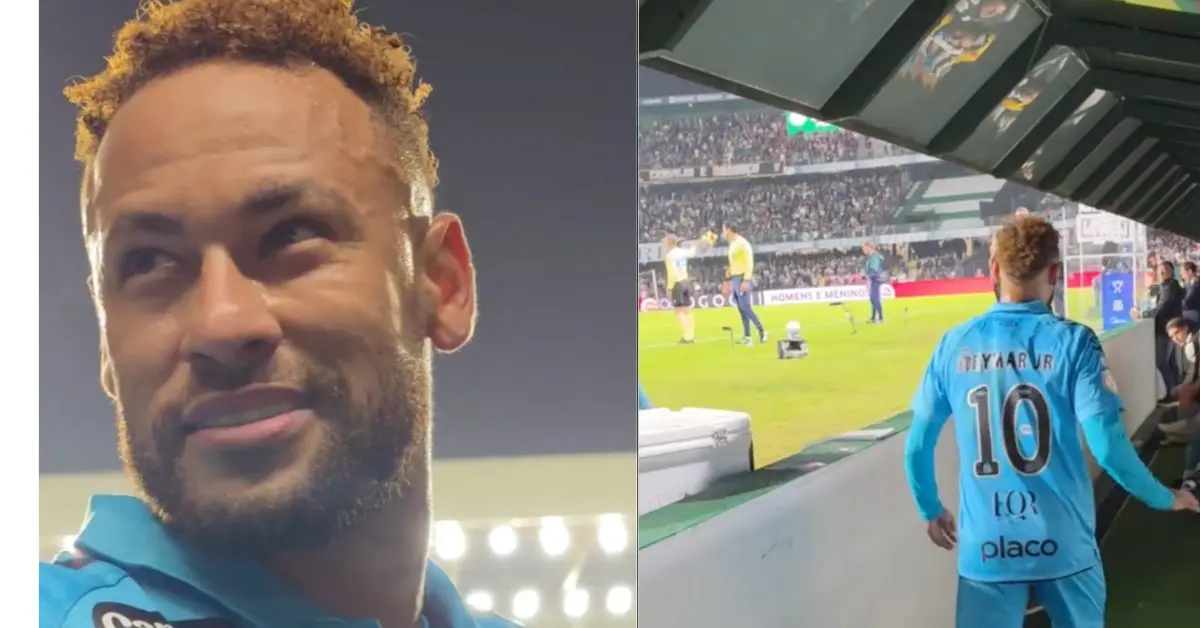 Vídeo registra torcida do Coritiba cantando 'não vai para a Copa' para Neymar no Couto Pereira