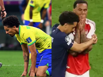 Marquinhos explica abraço em Gabriel Magalhães após final da Champions e relembra dor da Copa do Mundo