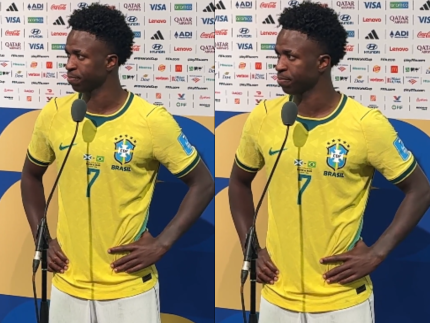 Vini Jr. explica motivo de não cobrar pênalti na eliminação do Brasil e defende Bruno Guimarães